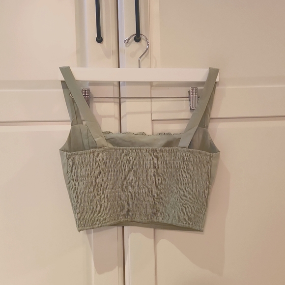 Shein sage milkmaid top - Picture 2 of 2